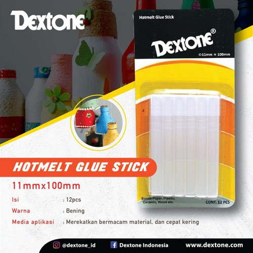 Isian Lem Tembak Dextone Hotlmelt Glue Stick 7mm dan 11mm - Box