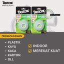 Lem Double Tape Indoor Dextone Extrabond Hijau 12mm dan 25mm - Box