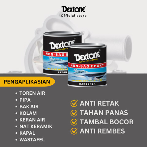 Lem Besi Dextone Epoxy Non Sag Dextone Bundling 1 Kg/Anti Bocor/Anti Rembes