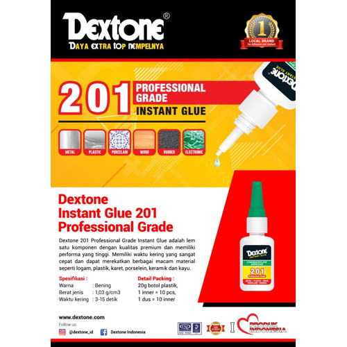Dextone Lem Tetes Dewa Instan Glue 1 BOX -20 gr