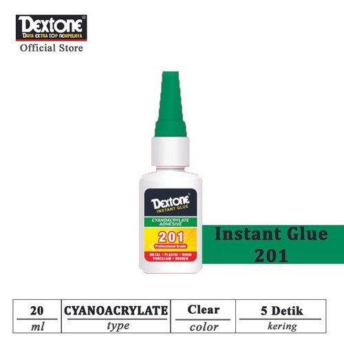 Lem Tetes Dewa Instan Glue Dextone - 20g Twin Pack