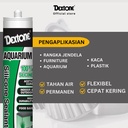 Lem Kaca Dextone Silicone Sealant Tabung Aquarium 300 ml