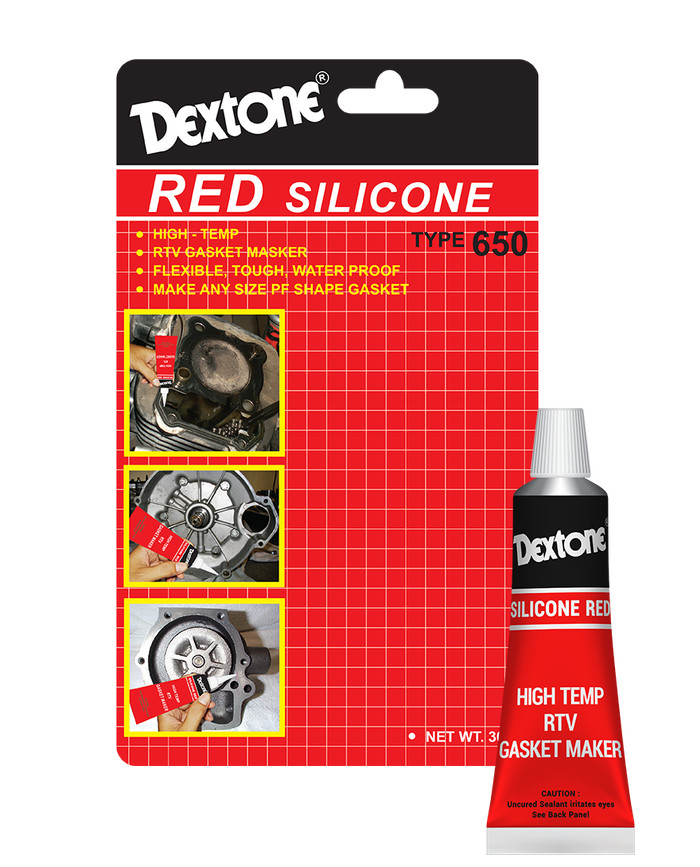 Lem Gasket Silicon Red Dextone - 30Gr