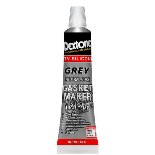 Lem Tahan Panas Dextone Super Gasket Sealant Netral Grey 25 Gr - BOX