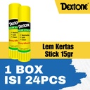 Lem Kertas Glue Stick Dextone - BOX