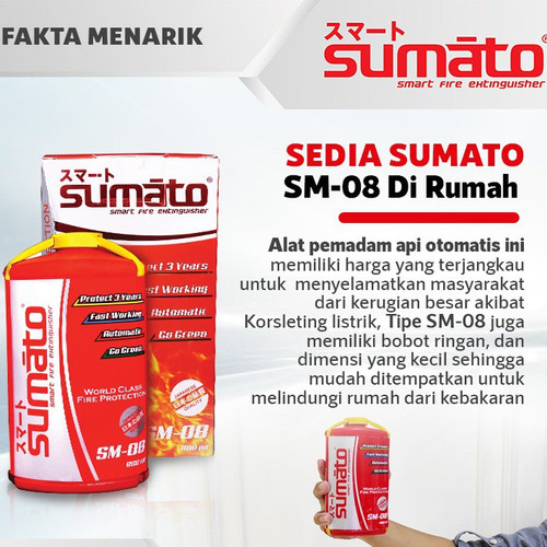 Sumato - Smart Fire Extinguisher Alat Pemadam Api Otomatis SM 08