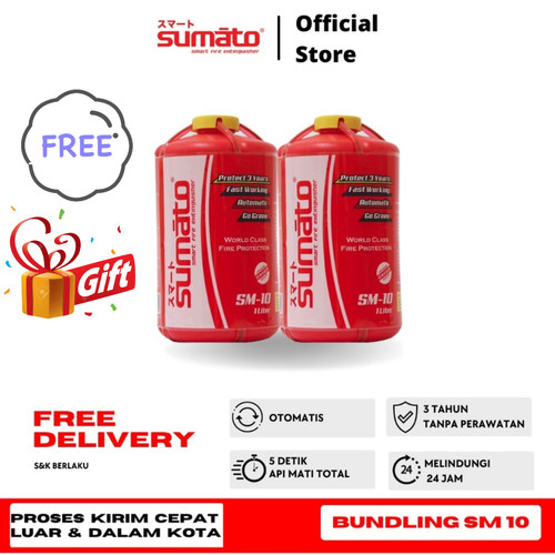 Sumato - Alat Pemadam Api Otomatis Bundling 2 pcs SM 10