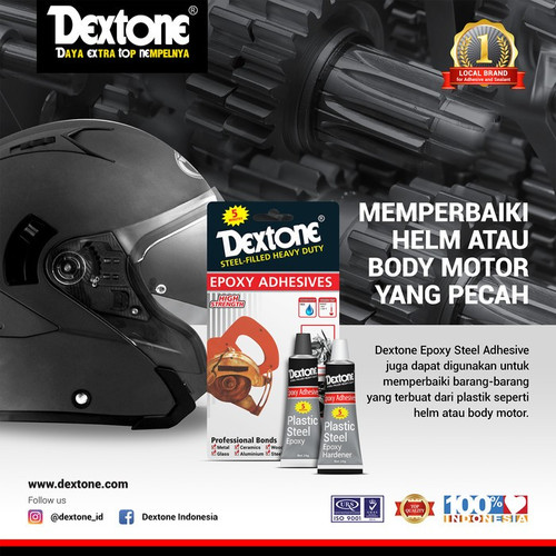 [1 DUS KECIL ISI 4 LUSIN] [1 DUS BESAR ISI 16 LUSIN] Lem Besi Epoxy 5 Menit Dextone 48 gr - DUS