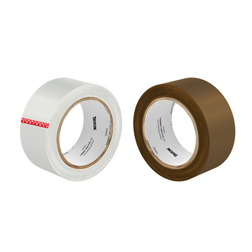 Lakban Bening / Coklat Dextone OPP Tape 48 x 80mm 90 Yard - BOX