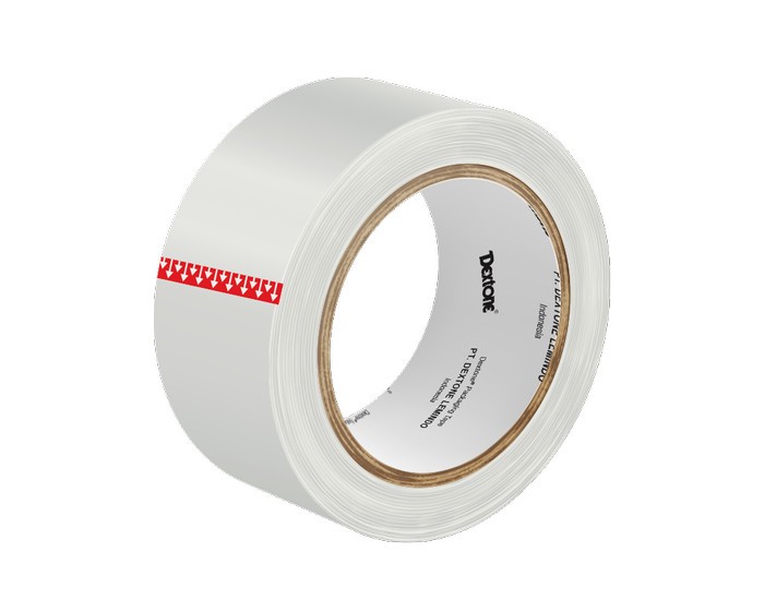 Lakban Bening / Coklat Dextone OPP Tape 48 x 80mm 90 Yard