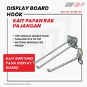Grip-On Display Board Hook Kait Papan Rak Pajangan