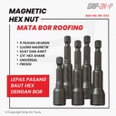 GRIP-ON MAGNETIC HEX NUT (1 PC) / KUNCI BAUT ROOFING / MATABOR ROOFING
