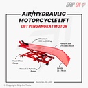 GRIP-ON MOTORCYLE LIFT / BIKE LIFT / DONGKRAK MOTOR 800 LBS KAPASITAS BESAR UNTUK SERVIS MOTOR