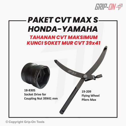 PAKET GRIP-ON ALAT BUKA PULLEY DAN KOPLING MATIC BESAR HONDA YAMAHA