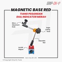 GRIP-ON MAGNETIC BASE RED TIANG PEGANGAN DIAL INDICATOR