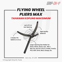 GRIP-ON FLYING WHEEL PLIERS MAX TAHANAN PULLEY BESAR CVT MATIC 25 CM