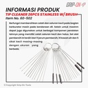 Grip-On Tip Cleaner Stainless W/ Brush Pembersih Karburator 26 Pcs