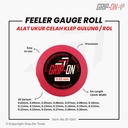 Grip-On Feeler Gauge Roll Alat Ukur Celah Klep Gulung / Rol 5 Meter
