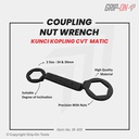 KUNCI MUR KAMPAS GANDA MATIC 34 X 39 MM GRIP ON COUPLING NUT WRENCH