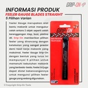 GRIP-ON ALAT UKUR CELAH FEELER FULLER GAUGE 15 BLADES 0.02 - 0.25 MM