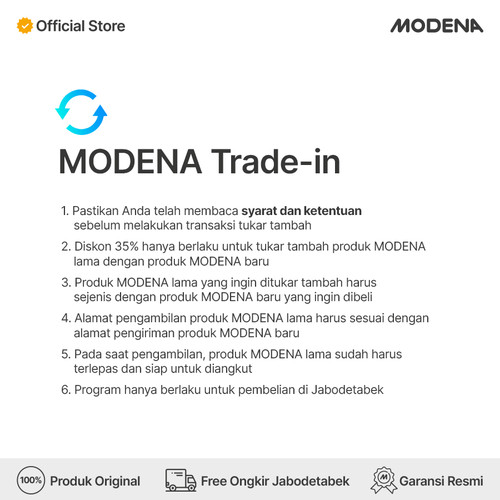 MODENA TradeIn - Electric Water Heater ES 15 A3 [PULAU JAWA & BALI]