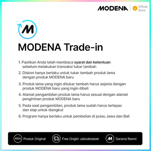 MODENA Trade in - MODENA Water Dispenser - DD 7315 W (Galon Bawah)