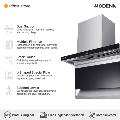 MODENA Chimney Hood - CX 8917 LASS