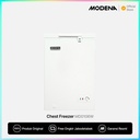 MODENA Chest Freezer - MD 0106 W ( Kapasitas 105 Liter)
