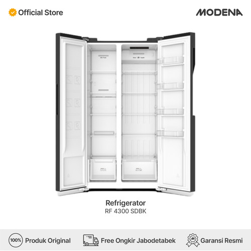 MODENA Refrigerator - RF 4300 SDBK