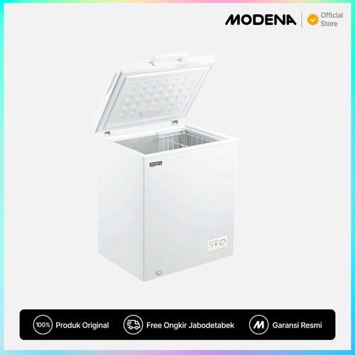 MODENA Freezer - MD 0206 W (Kapasitas 205 Liter)