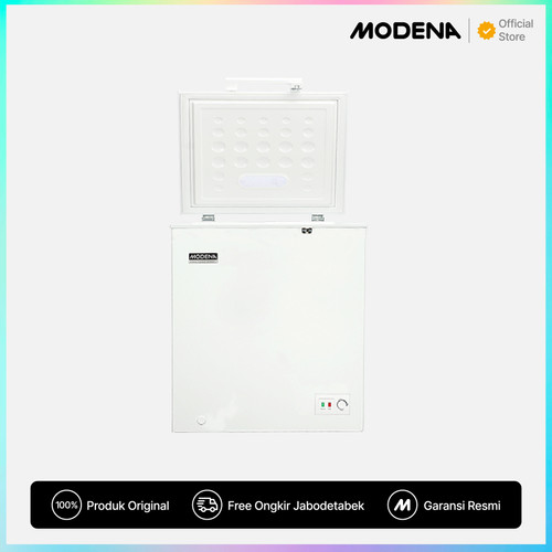 MODENA Chest Freezer - MD 0156 W (Kapasitas 115 Liter)