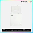 MODENA Chest Freezer - MD 0156 W (Kapasitas 115 Liter)