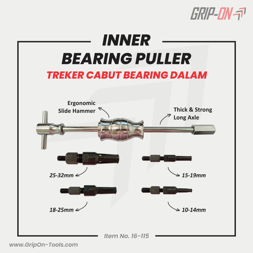 GRIP-ON INNER BEARING PULLER TREKER BEARING DALAM TREKER CABUT BEARING