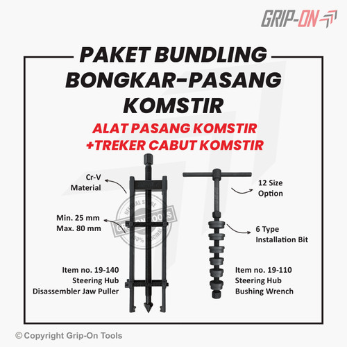 PAKET BUNDLING ALAT BONGKAR PASANG DAN CABUT KOMSTIR UNIVERSAL