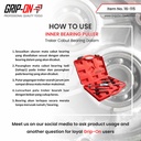 GRIP-ON INNER BEARING PULLER TREKER BEARING DALAM TREKER CABUT BEARING