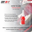GRIP-ON THREAD LOCKER LEM BAUT DAN MUR 10g