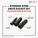 GRIP-ON STEERING STEM SETTING TOOL SET 3 PCS UNTUK MOTOR HONDA YAMAHA