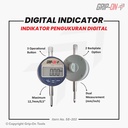 GRIP-ON DIAL INDICATOR ALAT UKUR DIGITAL PERMUKAAN 0.01-12.7 MM