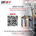 Grip-On Fuel Injector Cleaning Kit Alat Set Pembersih Sistem Injektor