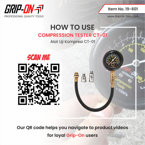 GRIP-ON COMPRESSION TESTER CT-01 ALAT UKUR TEKANAN TEST KOMPRESI