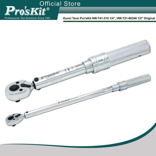 Kunci Torsi Pro'sKit HW-T41-315 1/4”, HW-T21-60340 1/2" Original