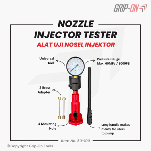 GRIP-ON NOZZLE INJECTOR TESTER PJ-60 - ALAT TES INJEKSI NOSEL PJ60
