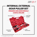 GRIP-ON INTERNAL / EXTERNAL GEAR PULLER SET TREKER GIGI DALAM / LUAR