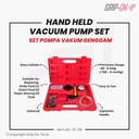 GRIP-ON HAND-HELD VACUUM PUMP SET POMPA VAKUM MANUAL 19-718