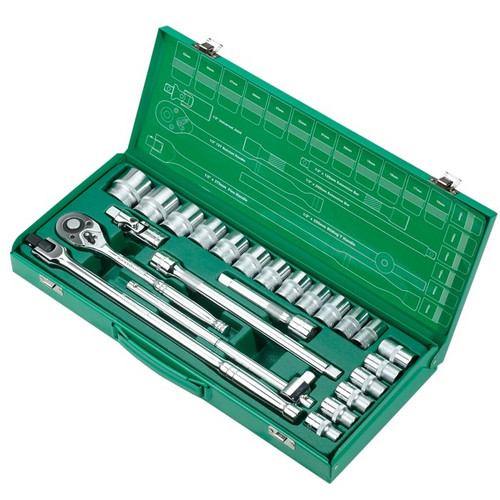 Proskit HW-42401M Kunci Driver Socket Sock Set 24 Pcs Sok Wrench Tool