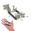Bike Tool Kit Set 16 IN 1 Set Kunci Sepeda Lipat Proskit HW-322M ORI