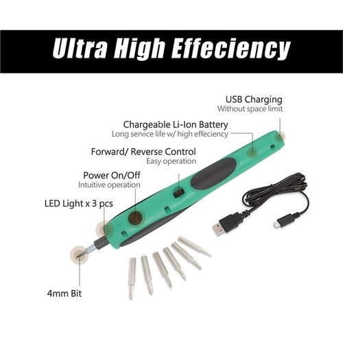 Proskit PT-036U Screwdriver Obeng Listrik USB Electric Precision Set