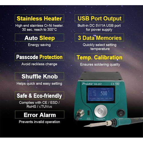 SOLDER STATION PRO'SKIT SS-256B ORIGINAL