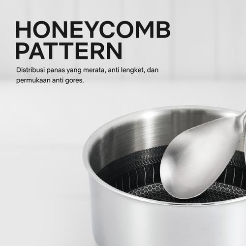 Oxone OX891HC Sauce Pan Honey Comb anti lengket