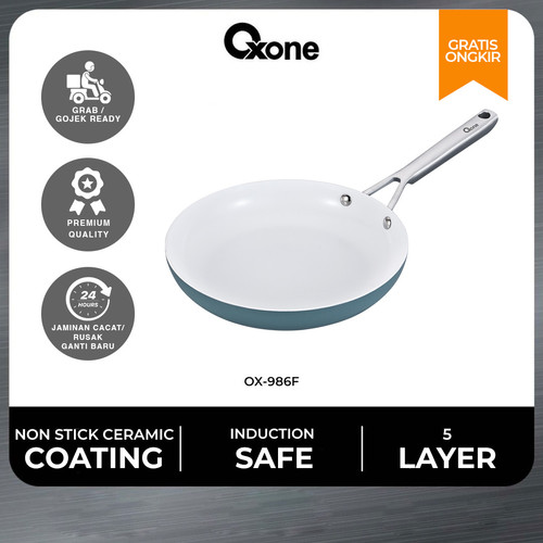 Oxone OX986C Legacy Ceramic Coat Toxic Free - Blue Steel, Sauce Pan